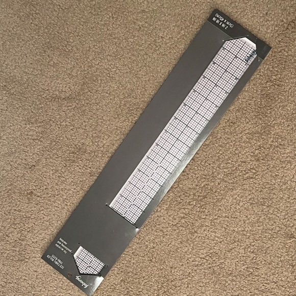 NEW See Through Sewing Grid Ruler by Fabany 2" x 18" - Picture 2 of 8